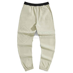 กางเกงคาร์โก้ผ้าฝ้ายเอวกลางลำลองของผู้ชายกางเกงสไตล์สตรีทผ้าคอตตอนซักได้น้ำหนักเบาสีเข้มสำหรับผู้ใหญ่ - Product Image 2