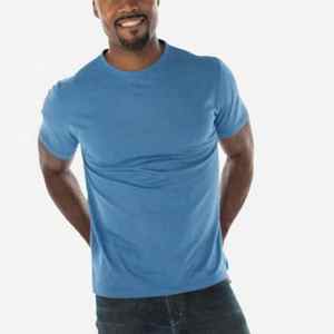 T-shirt d'été en coton de bambou biologique pour hommes T-shirt à manches courtes naturel pour hommes T-shirt écologique teint en couleur unie pour hommes - Product Image 6