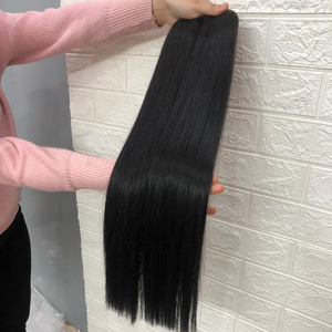 MEILLEURE VENTE 2022! Kinky Straight Bundles de cheveux de trame de machine droite d'os Extensions de cheveux 100% cheveux humains - Product Image 4