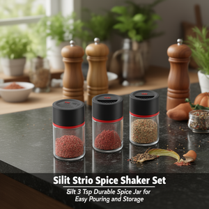 Silit Storio <b>Spice</b> Shaker <b>Set</b> 3 Tsp Durable <b>Spice</b> <b>Jar</b> for Easy Pouring and Storage - Product Image 3