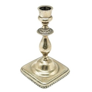 Ensemble de 3 bougeoirs en aluminium doré faits à la main, durables, impression personnalisée, décoration de table de Noël, mariage - Product Image 3
