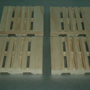 Mini posavasos decorativos de madera para bebidas, posavasos ecológicos de madera de pino, posavasos únicos para bebidas de estilo palé, mesas de café - Product Image 2