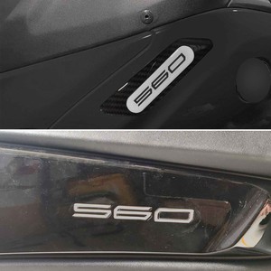 Kit Adesivi Protettivi 3D Argento per Scooter e Moto, Compatibili con Yamaha Tmax 560 2022 per Decorazione - Product Image 6