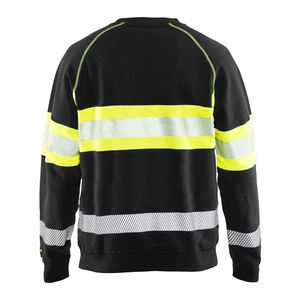 Marque privée Vêtements de sécurité Chemise haute visibilité Vêtements de travail de construction à séchage rapide Visibilité haute visibilité Travail de sécurité haute visibilité Col rond - Product Image 5