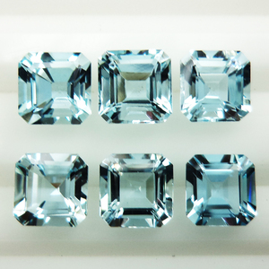 Venta caliente 100% Cojín de Aguamarina natural Forma de corte Precioso aguamarina Piedra preciosa suelta para la fabricación de joyas Uso a bajo costo OEM - Product Image 2