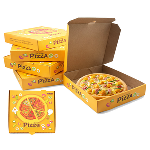Boîte à pizza en carton de style italien, emballage alimentaire, boîte de livraison à emporter, carton imprimé sur mesure - Product Image 2
