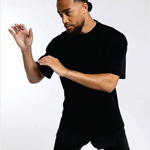 T-shirts de boxe respirants 100% coton personnalisés OEM de haute qualité | Dernière conception unie à manches courtes - Product Image 4