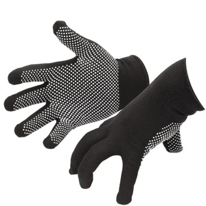 Guantes de seguridad de trabajo de protección de mano de algodón de lona de taladro más vendidos Guantes PVC punteado construcción resistente - Product Image 3