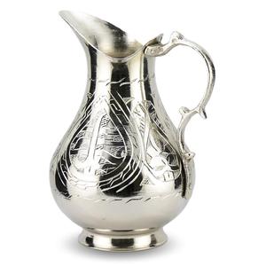 Jarra moderna de cobre y oro rosa con mango de latón Capacidad de 500-600ml para uso doméstico y restaurante - Product Image 1