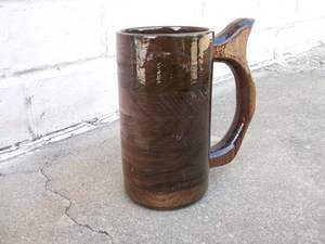 Tasses à bière en bois écologiques Tasse à bière allemande Tasse à café créative avec poignée pour les restaurants de fête de Noël - Product Image 5