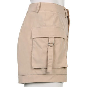 Vente en gros de shorts cargo pour femmes de qualité supérieure personnalisés shorts cargo pour femmes personnalisés en coton pour femmes butin - Product Image 6