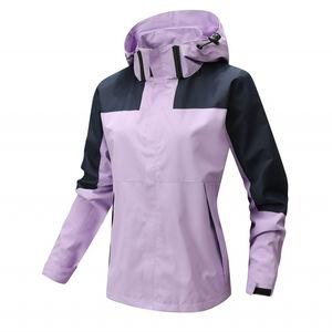Vente en gros de logo personnalisé noir imperméable coupe-vent de sport pour hommes dernière conception longue veste de pluie à col montant veste de neige - Product Image 6