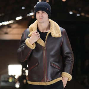 Chaquetas de cuero para hombre profesional 2025, diseño frontal de lona, colores personalizables y servicio OEM, precio razonable - Product Image 1