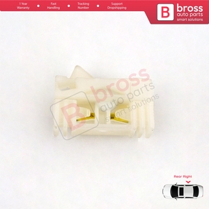 คลิปซ่อมชุดมอเตอร์กระจกหน้าต่าง BWR23 ประตูหลังขวา สำหรับ Meriva MK1 A X03 ปี 2003-2010 93362664 - Product Image 2