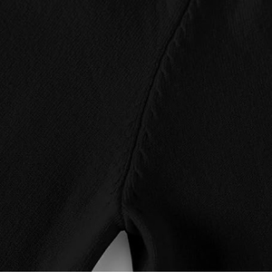 Suéter de poliéster de alta calidad al por mayor para hombres Color sólido con logotipo personalizado Transpirable y Frente decorado con patrón - Product Image 3