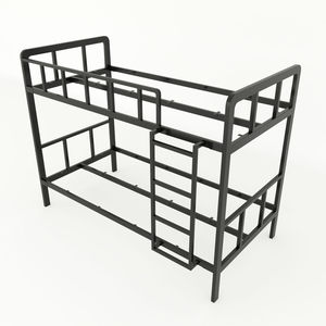 Assembly Bunk <b>Bed</b> Durable Iron Frame 210x105x160cm Rubber Wood GT002 Industrial <b>Space</b>-<b>Saving</b> Home Furniture for Warehouse Home - Product Image 4