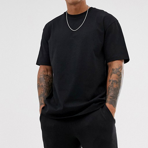 เสื้อยืดออกกำลังกายตัวยาวสำหรับผู้ชายผ้าฝ้ายคอ100% - Product Image 2