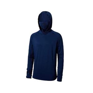 Custom Blank Premium Long Sleeve Polyester Sublimation Quick Dry Fishing Hoodie Uv Sun Hoodies With <b>Gaiter</b> - Product Image 6