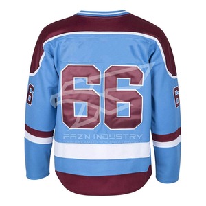 Chemise de hockey sur glace de haute qualité Kit uniforme sublimé Design personnalisé Polyester Sportswear pour hommes femmes - Product Image 2