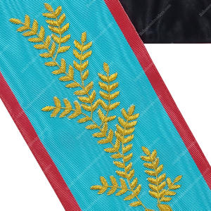 MASONIC REGALIA Venerable MAESTRO COLLAR DE AASR- FREEMASON COLLAR BORDADO HECHO A MANO - Product Image 3