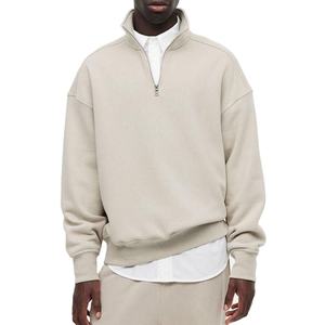 Sudaderas Casuales con Cierre de Cremallera de un Cuarto, 100% Algodón, Transpirables, de Secado Rápido, para Hombre, con Logotipo Frontal, Ligeras, Cómodas y Más Vendidas - Product Image 1