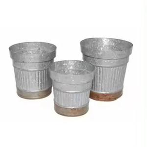 Vente en gros Lot de 3 pots de fleurs de taille différente de haute qualité pour la plantation de jardin du fabricant indien - Product Image 6