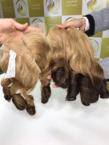 Extensions de cheveux humains bruts sans colle à double trame et cuticule alignée Perruques HD Lace Frontal Lace Front Wig - Product Image 3