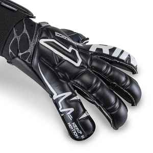 Gants de gardien de but en cuir de qualité supérieure personnalisables sur mesure coupe personnalisée poignée en latex de football en gros - Product Image 1