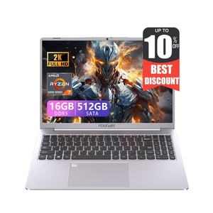 Ordinateur portable de jeu M D Ryz En7 haute performance 15,9 pouces 1366x768 144Hz Intel, nouveau, Windows 10, 16 Go de DDR5, 256 Go de SSD+HDD, USB3.2 Type C - Product Image 1