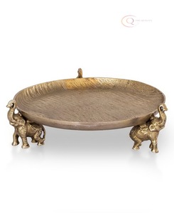 ถาดตกแต่งงานฝีมือโลหะสแตนเลสทำมือสำหรับตกแต่งบ้านในเทศกาล |   กิจกรรมรอมฎอน ดิวาลี สีตามสั่ง - Product Image 1