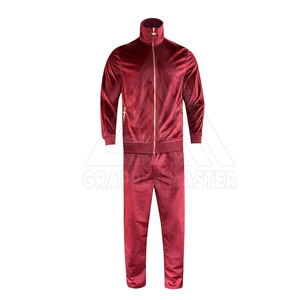 Ensemble de survêtement en velours respirant pour hommes, taille plus, 100% coton, fabriqué au Pakistan, design personnalisé, haute qualité, faible MOQ - Product Image 2