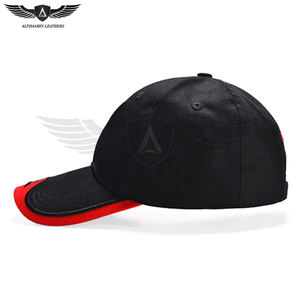 Gorras de Béisbol Deportivas de Moda Urbana para Adultos, Color Negro y Rojo, Buena Venta, Hechas en Pakistán, Precio al por Mayor - Product Image 3