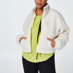 Street Wear <b>Top</b> <b>Classy</b> Look Women Sherpa Made Jacket New Wool Inner Winter Attire Outclass Look Women Sherpa Jacket - Product Image 2