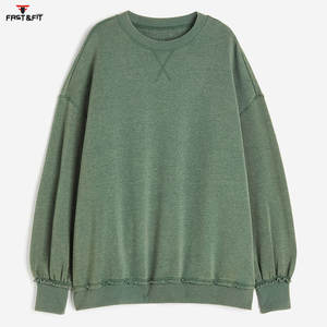 Venta caliente de manga larga casual streetwear Drop Shoulder figuras transpirable Eco-friendly sudadera de mujer - Product Image 4