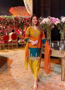 LATEST & BEAUTIFUL INDIAN & PAKISTANI EMBROIDERY on KURTA, DHOTI--SALWAR DRESS for Party-wear-dress for Party/ Wedding =2023 - Product Image 2