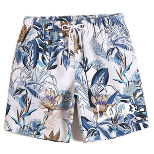 Shorts de plage pour hommes de haute qualité Short de bain à cordon respirant monocouche Prix de gros Technologie de sublimation solide - Product Image 3