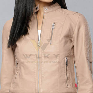 Chaqueta de Cuero para Mujer, Nueva Llegada, Chaqueta de Cuero de Alta Calidad para Mujer, Chaqueta de Cuero Ligera para Mujer - Product Image 5