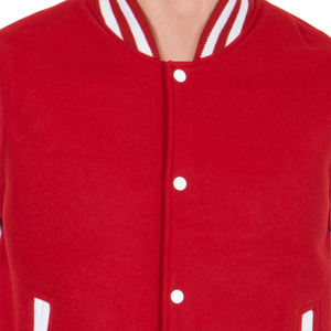 Top vente de haute qualité laine corps en cuir manches support veste universitaire pour hommes broderie personnalisée Logo Long chaud mince revêtement - Product Image 6