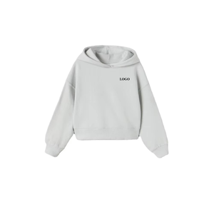 Venta al por mayor niños Jogging trajes personalizados Jogger niños chándales conjuntos de chándal 100% algodón chándal Sudadera con capucha traje liso - Product Image 2