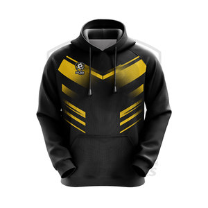 OEM Hommes Sweat À Capuche 50% Coton 50% Polyester À Manches Longues Imprimé Surdimensionné Pull À Capuche En Gros Noir Personnalisé À Capuche - Product Image 5