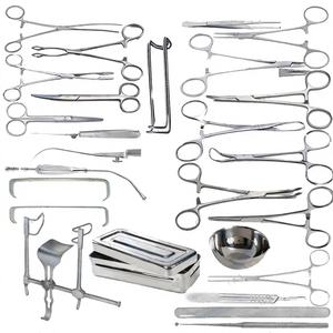 Juego de instrumentos quirúrgicos manuales de acero inoxidable para cirugía urinaria, aprobado por la CE, Daddy D Pro's BOITE POUR CHIRURGIE URINAIRE - Product Image 1