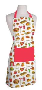 Delantales de cocina estampados, de la mejor calidad, para el hogar, Industrial, venta al por mayor, tamaño personalizado, 100% algodón, lino, poliéster, fabricantes - Product Image 2