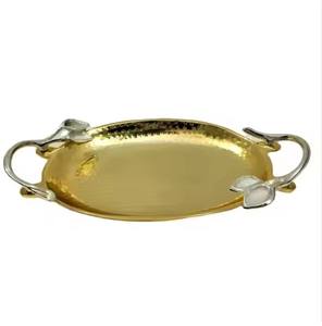 Plateau de tasse à thé rectangulaire nordique en acier inoxydable pour la maison - Product Image 2