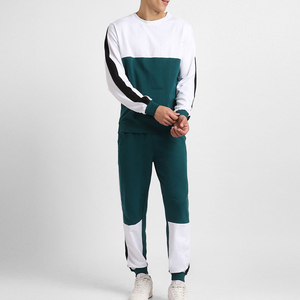 OEM Custom Men's Winter <b>Plus</b> <b>Size</b> Hooded Printed Outdoor Active Two-Piece Tracksuit <b>Set</b> with Custom Logo-Plain Design - Product Image 1