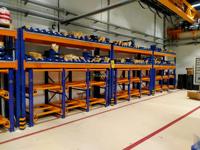 Étagères de rangement industrielles à 4 niveaux en acier inoxydable robuste à ouverture totale, tiroirs anti-corrosion pour outils