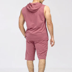 Sweat-shirts sans manches pour hommes, unis, d'hiver, pour la gym, athlétiques, 100% coton, en molleton, séchage rapide - Product Image 6