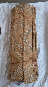 พรมปอกระเจาหญ้าทะเลป่านศรนารายณ์ธรรมชาติและพรมกันน้ำพร้อมแผ่นรองยางซักได้สำหรับห้องนั่งเล่น - Product Image 4