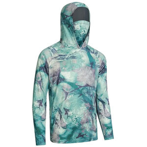 Hoodie de pêche personnalisé 100 % coton à manches longues pour l'hiver, vente en gros, nouvelle performance, service OEM avec logo gratuit, vêtements de pêche - Product Image 3