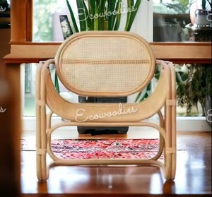 Silla de bambú natural hecha a mano de bambú con respaldo alto Muebles de exterior Sillas de patio de jardín hechas a mano al por mayor - Product Image 3