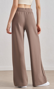 กางเกงสเวตเตอร์ขนแกะขนาดใหญ่เอวยางยืดสำหรับผู้หญิงกางเกงวิ่งแนวสตรีทแวร์ทรงแบ็กกี้ชุดนอนกลางแจ้งฤดูร้อน - Product Image 2